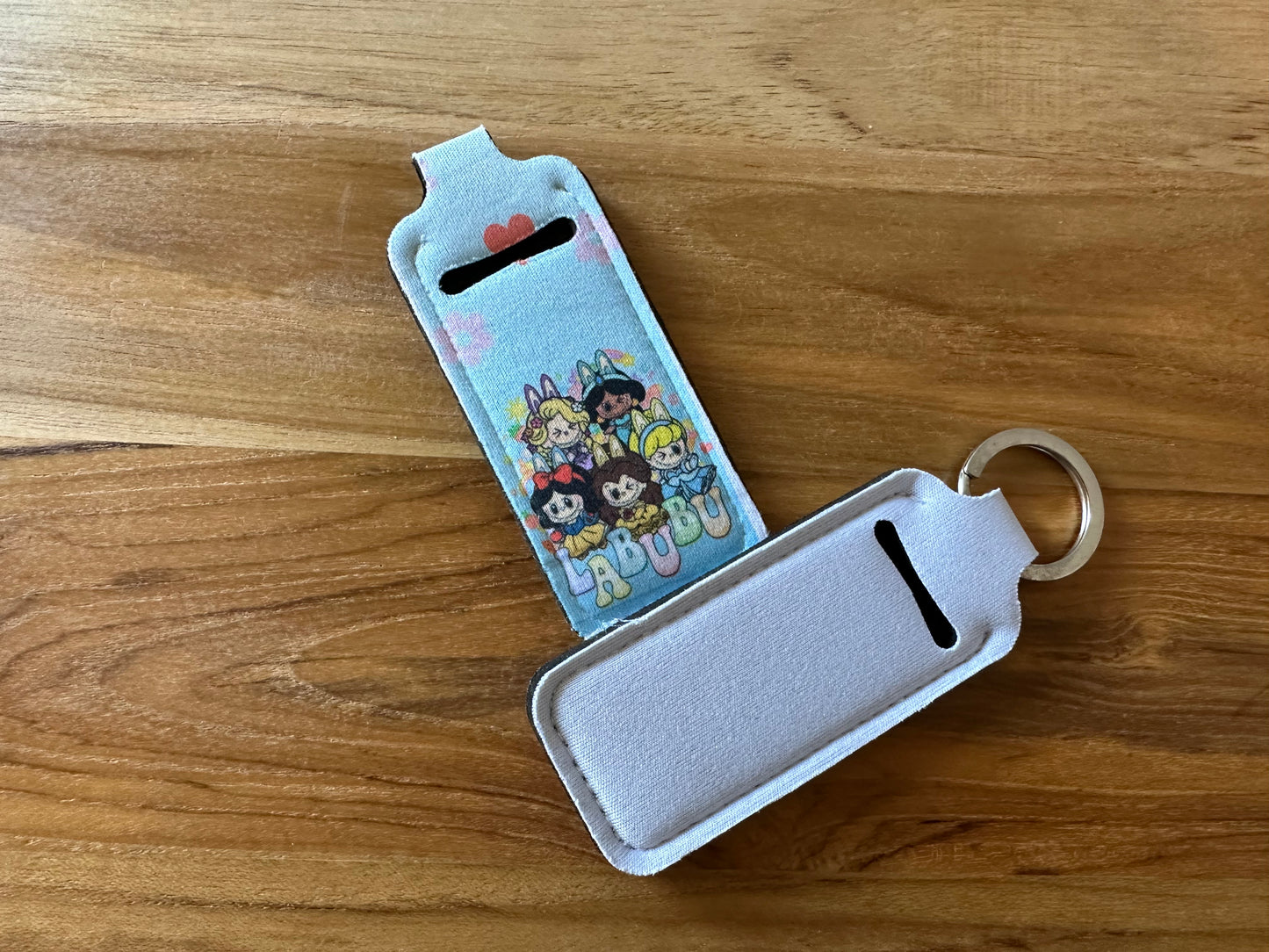 Lipstick holder keychain