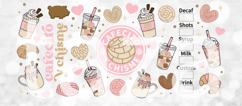 Cafecito & chisme mug