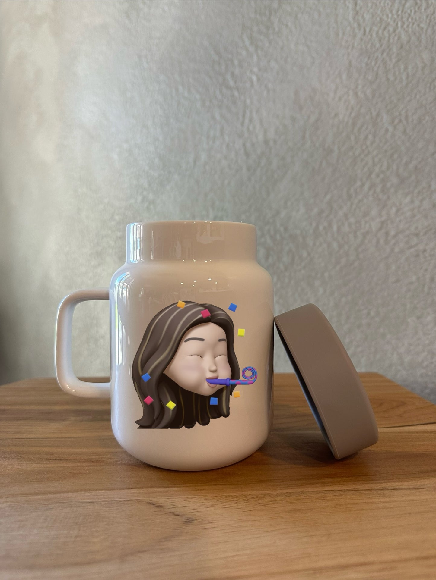 Glass mug